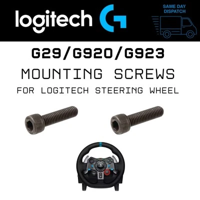 LOGITECH G29 G920 G923 STEERING WHEEL MOUNTING BOLTS HARD MOUNT SOLID MOUNT - Image 1 of 2