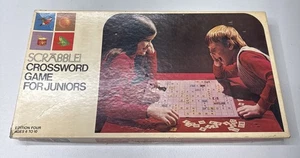 1975 Vintage Scrabble Crossword Game For Juniors - Picture 1 of 4