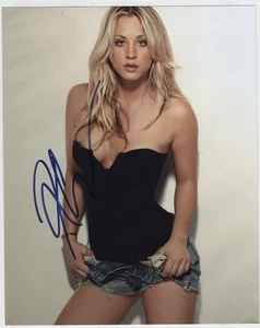 Kaley Cuoco Autographed 8x10 Photo Auto Signed Big Bang Harley Free Shipping! - Picture 1 of 2