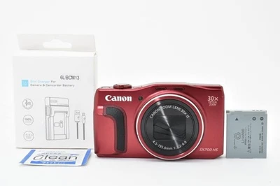 Canon PowerShot SX700 HS Red 16MP Compact Camera Tested from Japan - Image 1 of 4