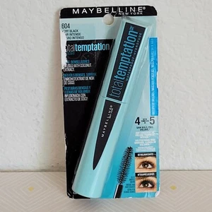 Maybelline Total Temptation Waterproof Mascara 604 Very Black .30 Fl. Oz. 9.0 Ml - Picture 1 of 2