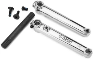 Mission Transit V2 (Chrome) 3-Piece 170mm BMX Bicycle Cranks 19mm Spindle - Picture 1 of 1