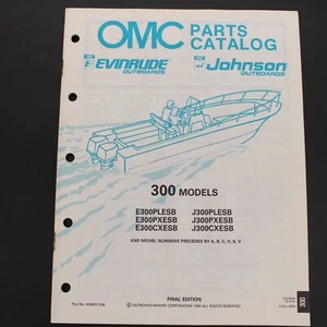1990 OMC Evinrude Johnson 300 Models Parts Catalog - Picture 1 of 3