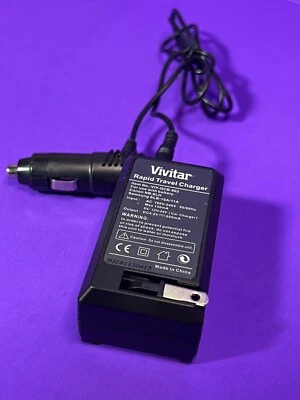 Vivitar Rapid Travel Charger Wall Plug VIV-QCB-902 for Cannon and Samsung - Image 1 of 4
