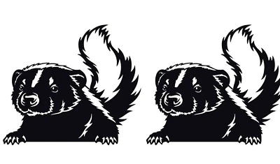 SIGNAGE CAFE Baby Skunk 2 Vinyl Decal Car Truck Trailer Window Laptop Tablet Tumbler Notebook