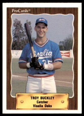 1990 PROCARDS VISALIA OAKS TROY BUCKLEY #2157 - Image 1 of 2