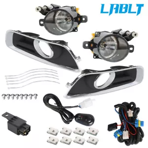LABLT Fog Lights Lamps w/Wiring+Switch+Cover Kits For 2013-2015 Chevy Malibu - Foto 1 di 9