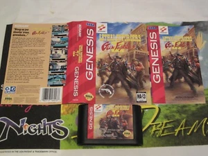 Lethal Enforces II Gun Fighters for Sega Genesis - Insert, Manual, Cart - Konami - Picture 1 of 3