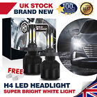 2X For Vauxhall Vivaro LED H4 100W 6000K Headlight Bulbs White Hi-Low Beam UK