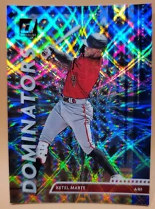 Ketel Marte 2020 Donruss Dominators Blue Parallel #/249 Arizona Diamondbacks - Picture 1 of 2