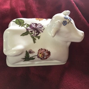 Cow Butter Dish Cordon Blue - Picture 1 of 8