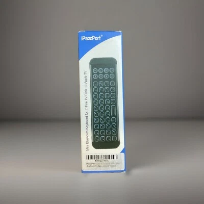 iPazzPort Mini Bluetooth Wireless Keyboard Remote Backlight Fire Stick Apple TV - Image 1 of 4