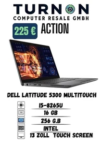 Dell Latitude 5300 Multitouch I i5-8265U I 16 GB I 256 GB I En Tastatur - Bild 1 von 4