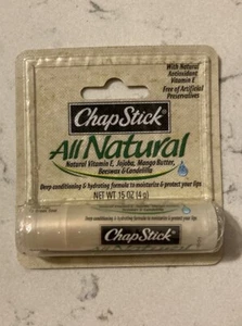 CHAPSTICK All Natural Rare Discontinued - Picture 1 of 2