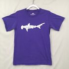 Koloa Surf Company Size Small Purple Graphic Shark Logo Short Sleeve Tshirt