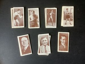 CHURCHMAN BOXING PERSONALITIES - FULL SET- INCLUDING JOE LOUIS  ISSUED IN 1938