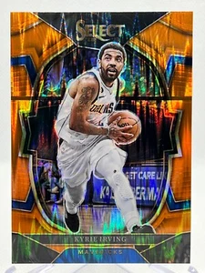 KYRIE IRVING 2022-23 Panini Select #30 Concourse ORANGE FLASH PRIZM - Picture 1 of 2