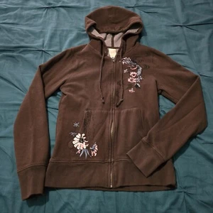 Vintage Lucky Brand Graphic Full Zip Size S - RARE - Picture 1 of 6