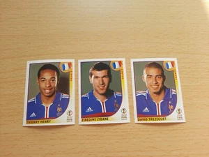 Panini World cup 2002 France Henry, Zidane & Trezeguet - Picture 1 of 2