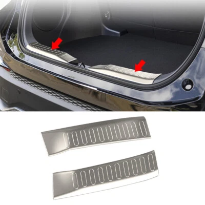 Placa protectora moldeada incorporada para parachoques trasero plateado apto para Toyota CHR C-HR 2025 - Imagen 1 de 4