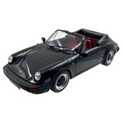 Modellino Auto Minichamps 1/18 Porsche 911 Carrera 3.2 Cabriolet 1983 Grey - Immagine 1 di 4