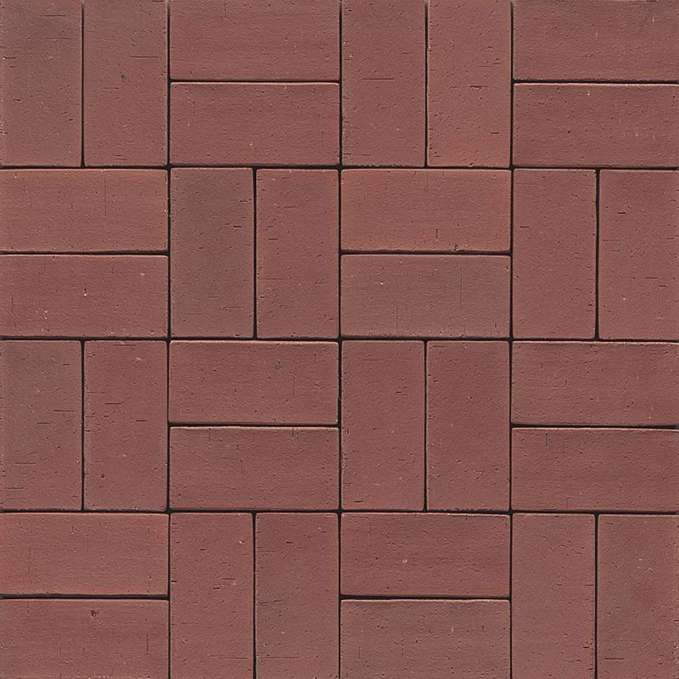 * NEU Pflasterklinker 1.S."AUS TON GEBRANNT" NR Rot  ca. 200x100x40 mm ohne Fase - Bild 1 von 1