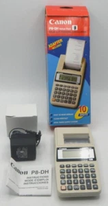 VTG Canon Calculator P9-DH 10 Digit Palm Printer Electronic Calculator w/Box - Picture 1 of 6