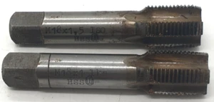 Trapano filettato manuale M18,5x1,5 ISO 2 pezzi - Foto 1 di 2