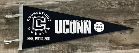 UConn Huskies NCAA National Championship Basketball Pennant Cover