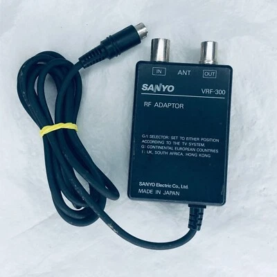 Sanyo RF Adaptor VR-300 Made In Japan Video Camera Camcorder Accessory - Image 1 of 4