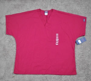 Cherokee Scrubs Unisex Large Nursing Pink Short Sleeve Uniform Work Wear Medical - Picture 1 of 15