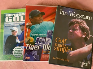 3 DVDs - GOLFANLEITUNG X 2 - UND 1 - DIE LEGENDE TIGER - Bild 1 von 10