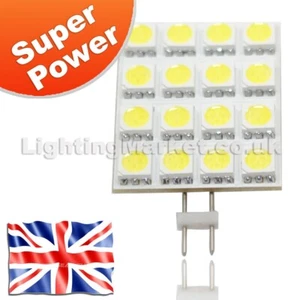 10X Calidad G4 16 SMD 5050 Cuadrada SMD LED Reemplazo 20W, BLANCO CÁLIDO - Imagen 1 de 4