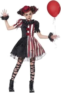 Spirit Halloween Twisted Clown Costume Girl's Size Medium 8 - 10 - Picture 1 of 21