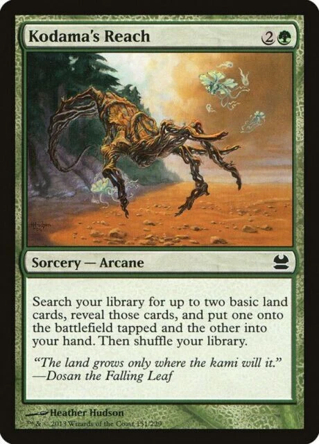 KODAMA'S REACH NM Modern Masters mtg Green - Arcane Com - Image 1 of 1