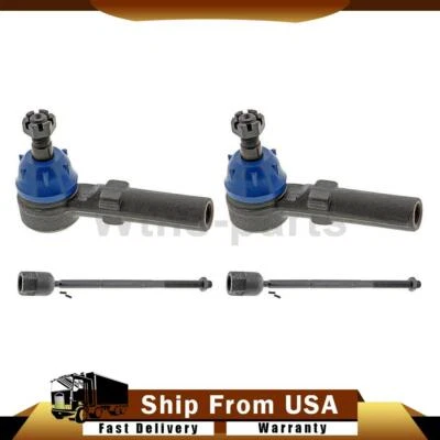 Extremos de barra de amarre exterior interior delantero 4 piezas para Ford Taurus 2,5 L 1986-1991 Foto 1 de 4