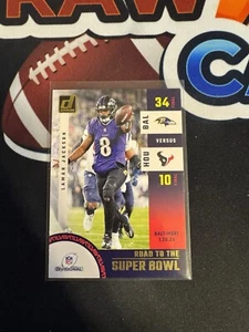 2024 Donruss Road to the Super Bowl Divisional Round #1 Lamar Jackson - Picture 1 of 2