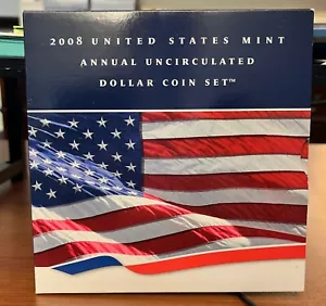 2008 US Mint Annual Uncirculated Dollar Coin Set in OGP w/COA - Picture 1 of 1