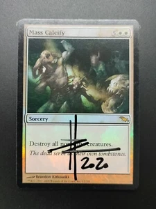 CARTE MTG Magic The Gathering : MASS CALCIFY FOIL (ENG) NM - Foto 1 di 2