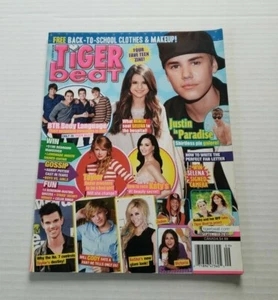 Tiger Beat Magazine September 2011 Kesha Justin Bieber Katy Perry Selena Gomez - Picture 1 of 3