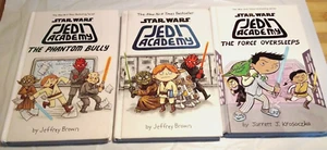 Star Wars Scholastic Jedi Academy Kids Books Lot Of 3.  J. Brown. J. Krosoczka - Picture 1 of 3