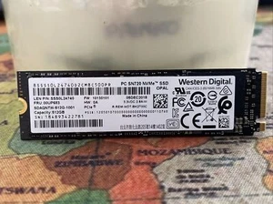 WD 512GB NVMe M.2 PCIe SSD SN720 SSS0L24740 SDAQNTW-512G-1001 81% - Afbeelding 1 van 1