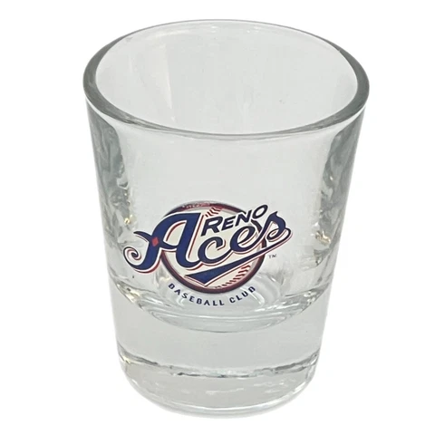 RENO ACES  Baseball Club Shot Glass Minor League AAA AZ Diamondbacks Man Cave Cover