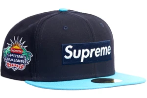 Supreme x New Era Spring Training 2 Tonos Caja Logotipo Azul Talla 7 1/2 SS22 - Imagen 1 de 5