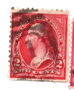 Estampilla usada SC#252 - 2c edición 1894 de George Washington (a1) - Imagen 1 de 1