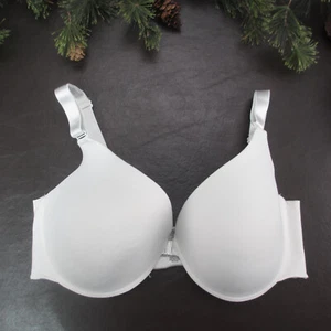Sujetador New York Elegance 40DD Blanco Acolchado Con Aros Cierre Ajustable Frontal - Imagen 1 de 11