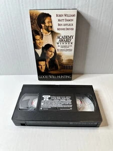 Good Will Hunting VHS 1998 Matt Damon Robin Williams Ben Affleck - Picture 1 of 4