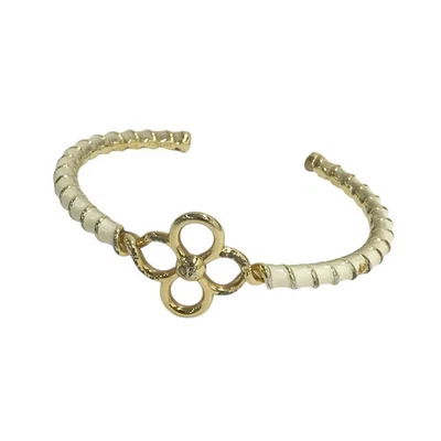 Pulsera rígida náutica Louis Vuitton serie dorada 5,9 pulgadas usada Foto 1 de 4