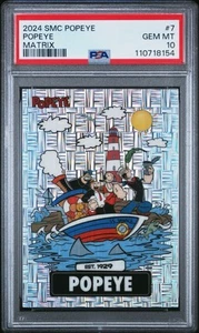 2024 SMC Popeye Matrix /199 Psa 10 Pop 4 - Bild 1 von 2