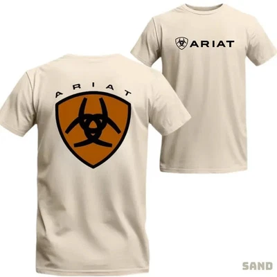 2 STYLE Ariat Cowboy-style T-shirt featuring a Western-inspired bull skull desig - Image 1 of 4
